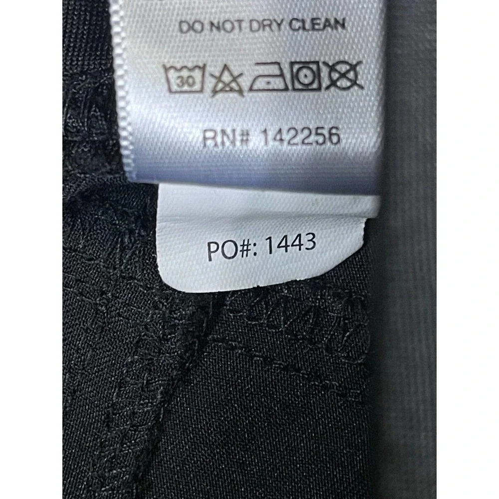 Figs Technical Collection Scrub Pants Mens L Black Elastic Waist w Drawstring‎